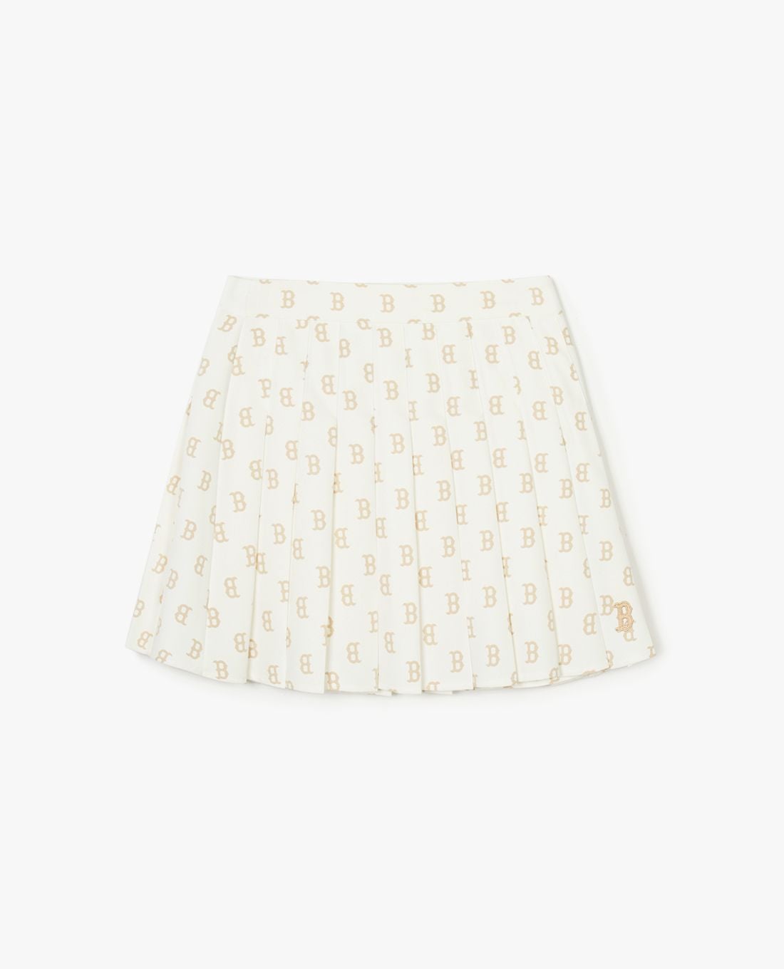 MLB - Mini Pleated Skirt Tone One Tone Print Monogram