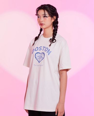  MLB - Women's Short-Sleeve Crew Neck T-Shirt Heart 