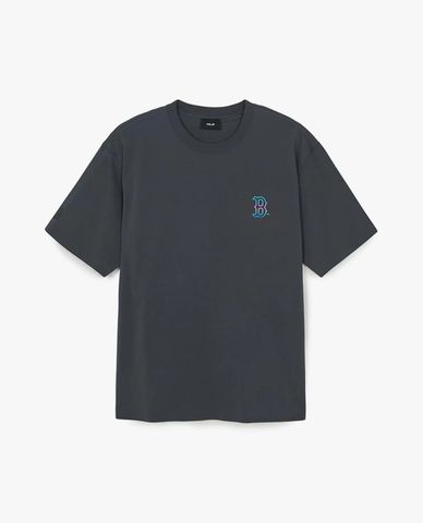  MLB - Unisex Basic Colorful Street Logo T Shirt 