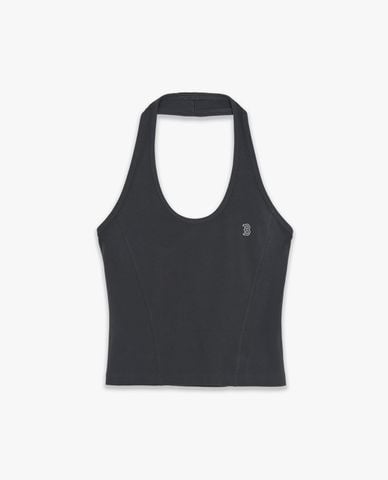  MLB - Women Halter Logo Embroidered Croptop 