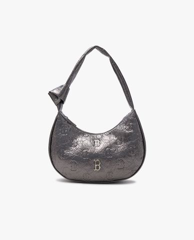  MLB - Women's Classic Mono Crack Embo Hobo Shoulder Bag 