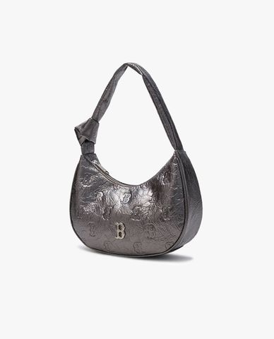  MLB - Women's Classic Mono Crack Embo Hobo Shoulder Bag 