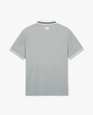  MLB - Unisex Short-Sleeve Polo Basic Color Comfortable Fit 