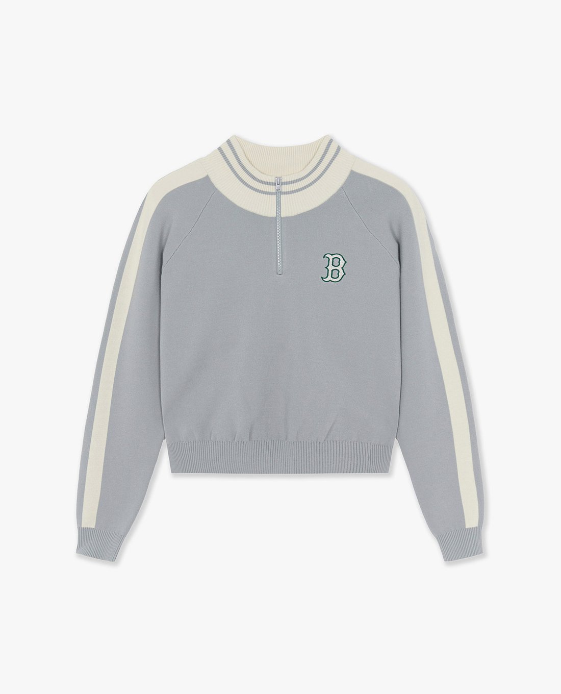 MLB - Women's High Collar Long Sleeve Varsity Sweatshirt