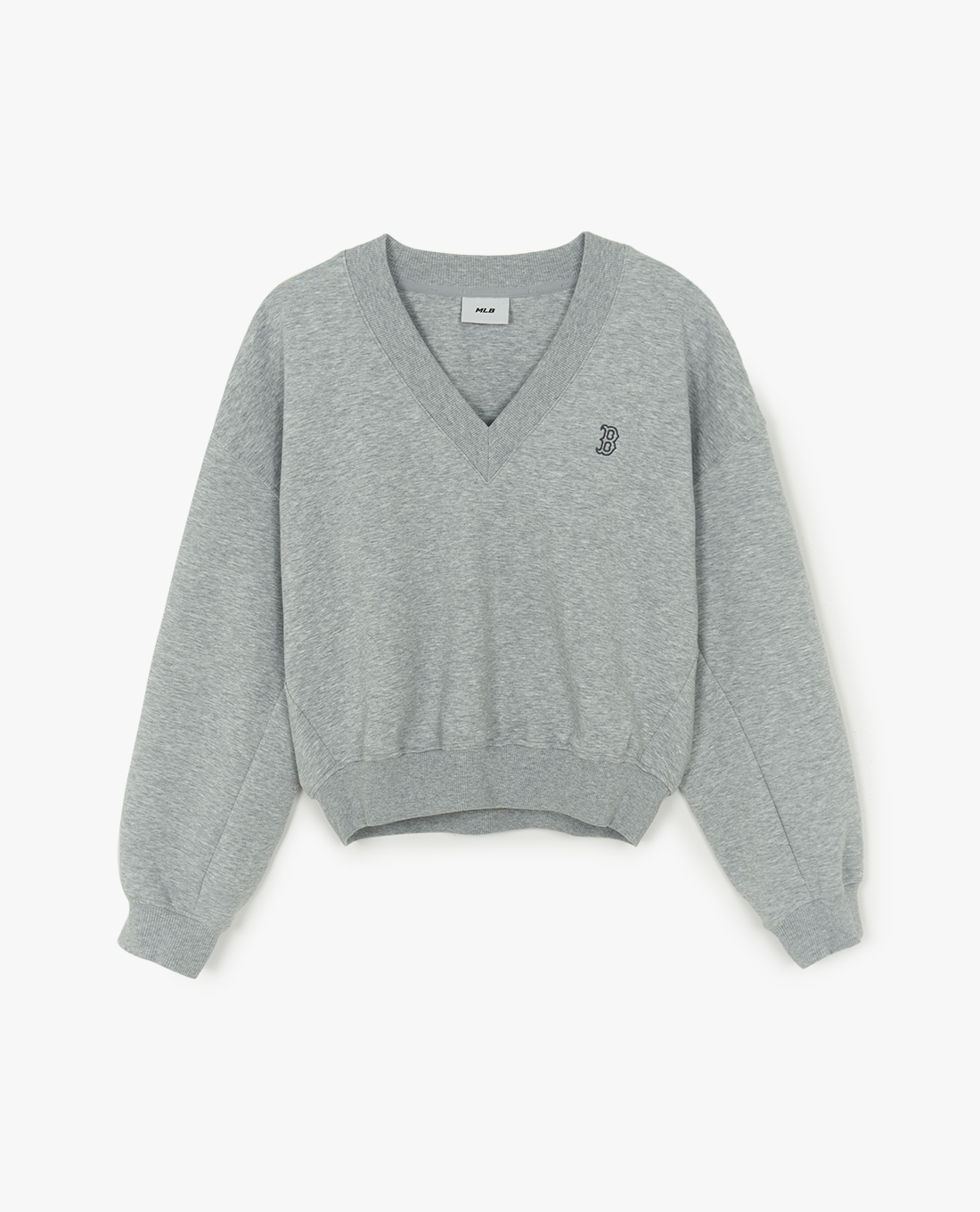 MLB - Women's Basic Round Neck Long Sleeve Sweatshirt With Small Logo