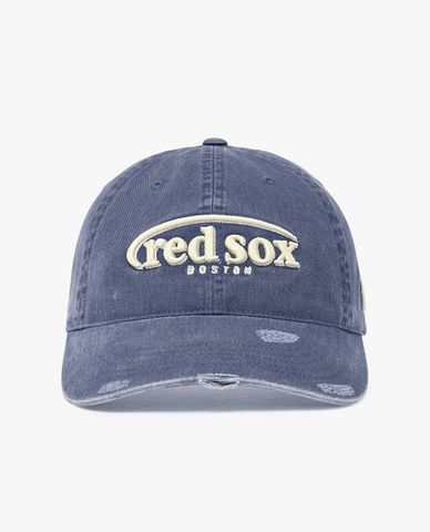  MLB - Unisex Vintage Damage Curve Logo Baseball Cap 