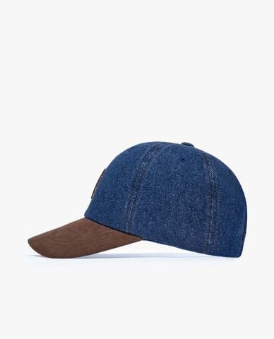  MLB - Unisex Denim Suede Touch Baseball Cap 