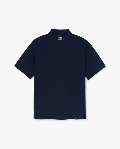  MLB - Unisex Varsity Sportive Over Fit Polo Shirt 