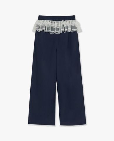  MLB - Women Sportive Lace Wide Leg Pant 