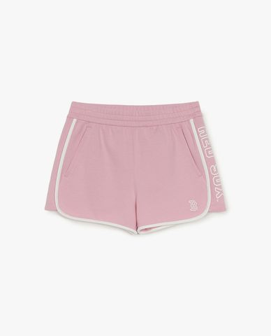  MLB - Women's Varsity Sporty Dolphin Elastic Waist Shorts 