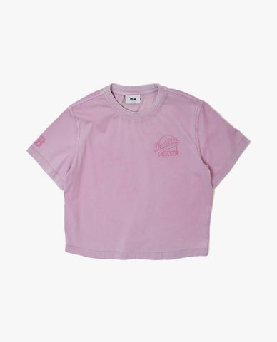  MLB - Women's Logo Short-Sleeve Crewneck Croptop 