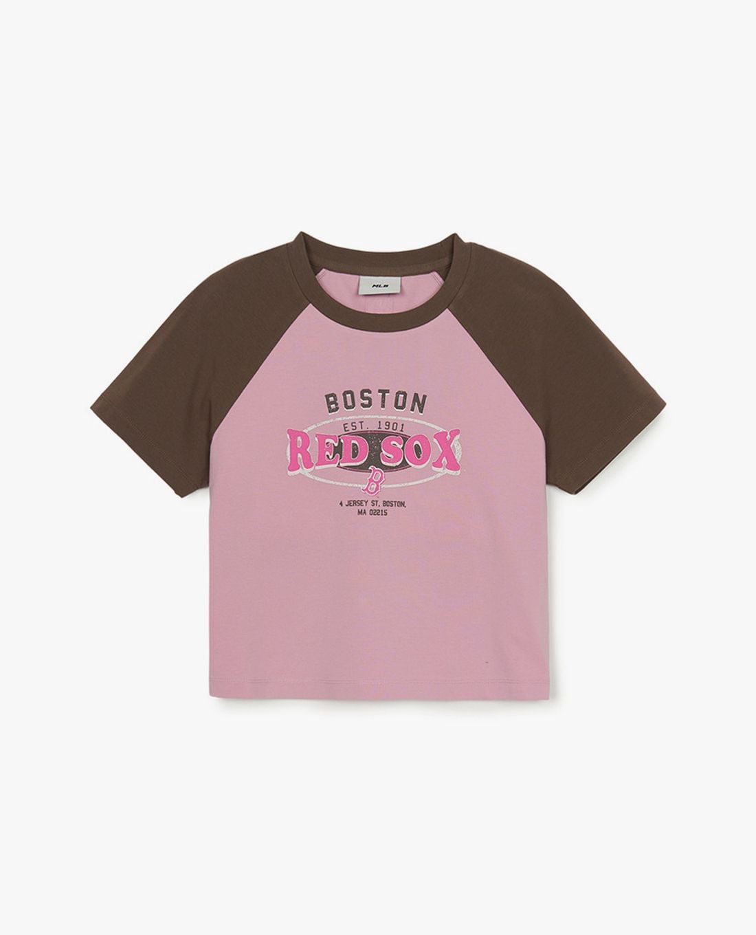 MLB - Women's Classic Varsity Short-Sleeve Crewneck Croptop