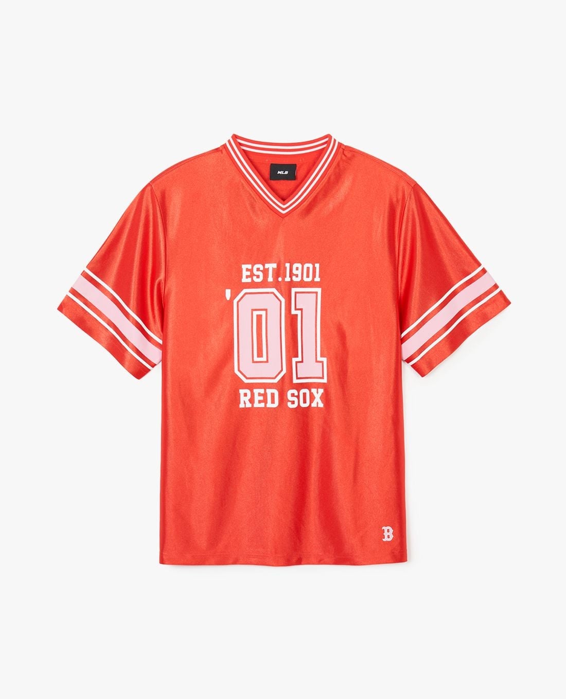 MLB - Áo thun unisex cổ V tay ngắn Varsity Soccer Jersey