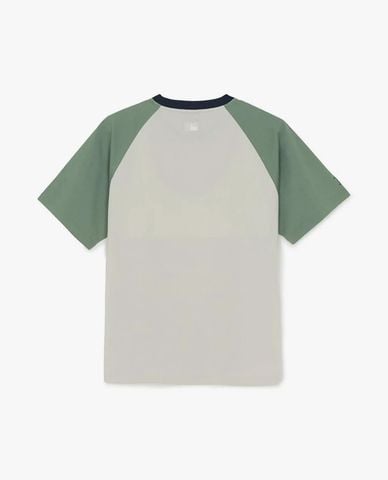  MLB - Unisex Vintage Color Block Round Neck T Shirt 