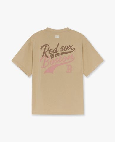  MLB - Unisex Short Sleeve Varsity Cursive Over Fit T Shirt 