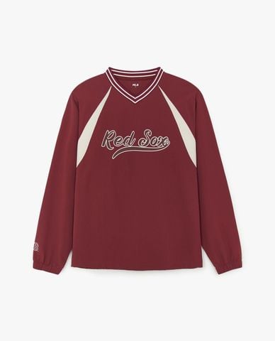 MLB - Unisex V Neck Long Sleeve Sweatshirt Varsity Sportive 