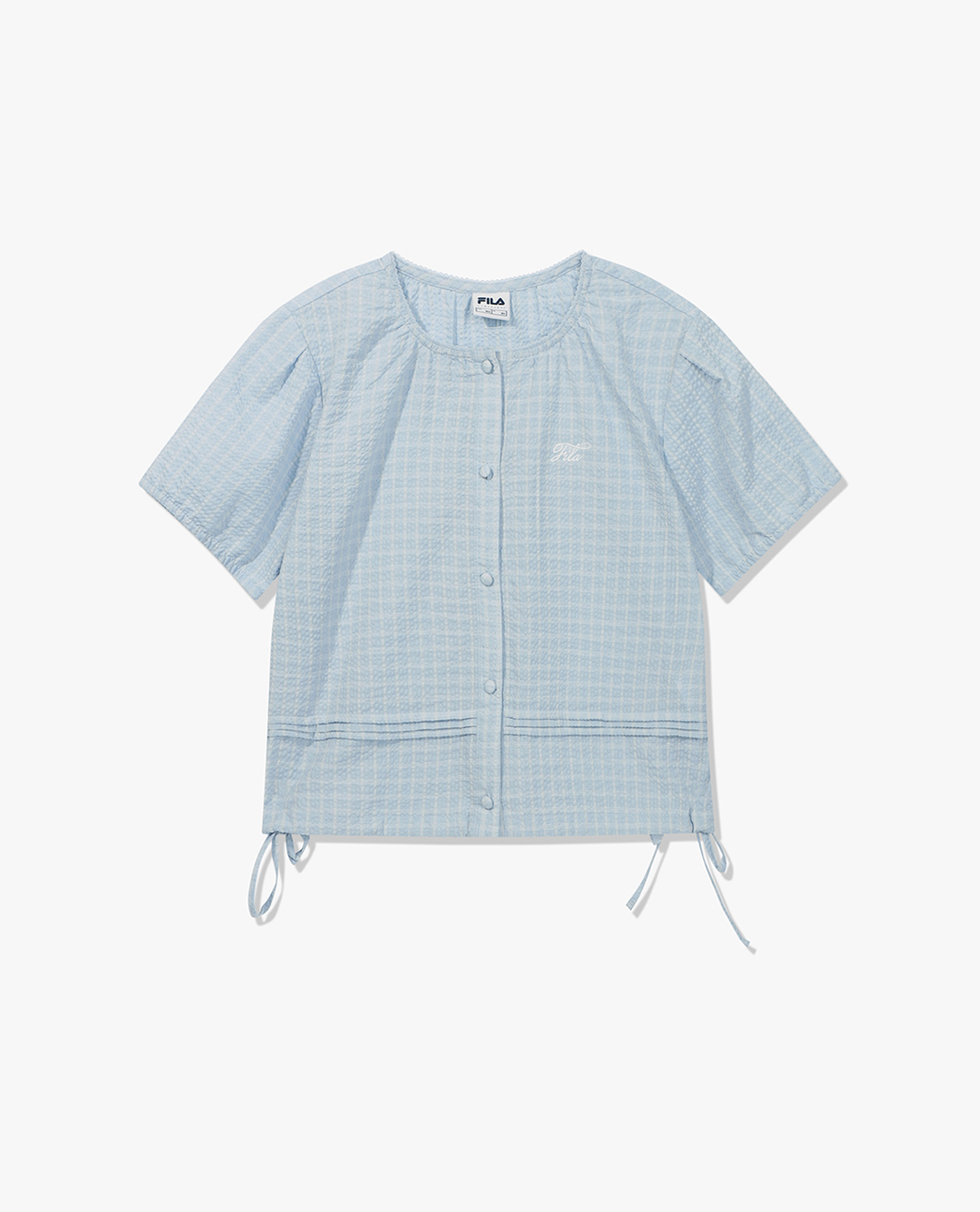 FILA - Women Short Sleeve Drawstring Blouse