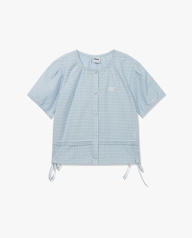  FILA - Women Short Sleeve Drawstring Blouse 