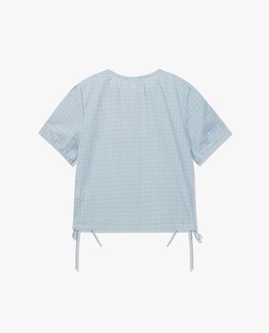  FILA - Women Short Sleeve Drawstring Blouse 