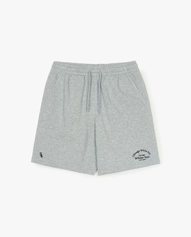  MLB - Unisex Basic Lettering Logo Wide-Leg Shorts 