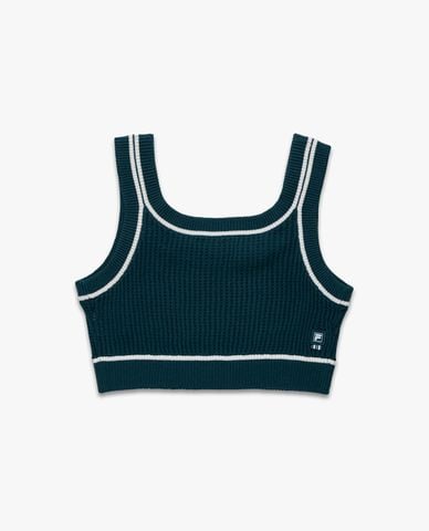  FILA - Women's Knit Croptop Two Strap Shirt Origin 