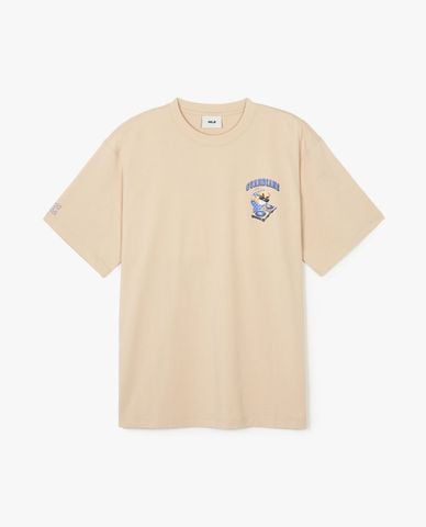  MLB - Unisex Round Neck Short Sleeve T-Shirt Varsity Mega Bear Overfit 
