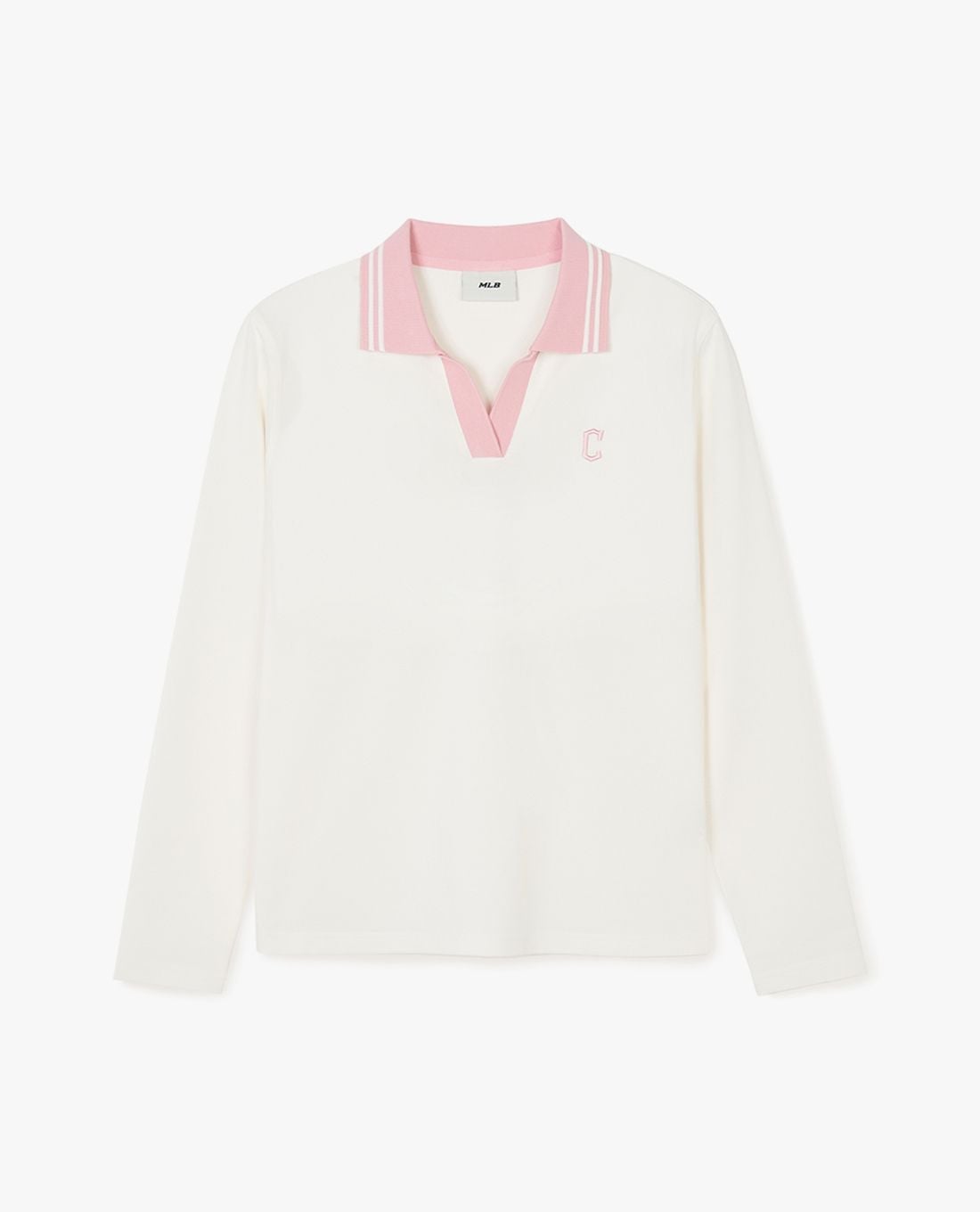 MLB - Women's Long Sleeve Polo Basic Small Logo