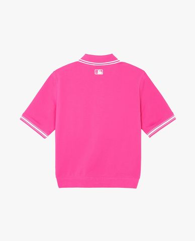  MLB - Women's Polo Shirt With Small Logo Collar 