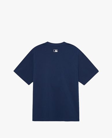 MLB - Unisex Round Neck Short Sleeve T Shirt With Cute Print 