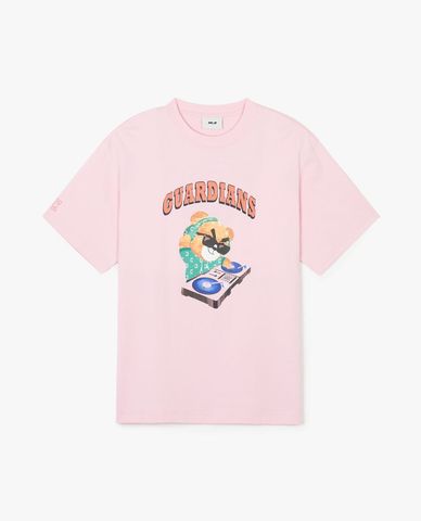  MLB - Unisex Round Neck Short Sleeve T-Shirt Megabear Overfit 