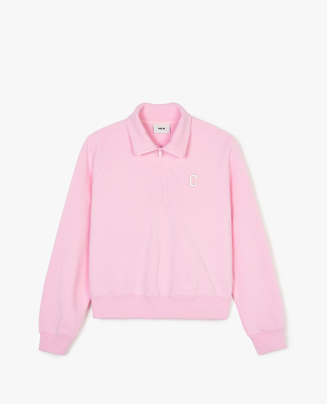 MLB - Women's Croptop Polo Sweatshirt Basic Small Logo