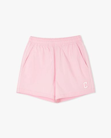  MLB - Women's Wide-Leg Shorts with Elastic Waist Sporty Varsity 
