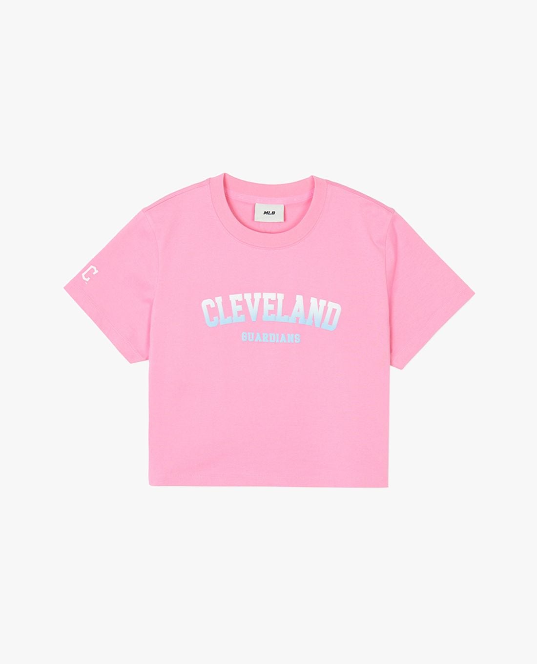 MLB - Women's Round-Neck Short-Sleeve Croptop Varsity