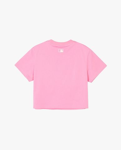  MLB - Women's Round-Neck Short-Sleeve Croptop Varsity 