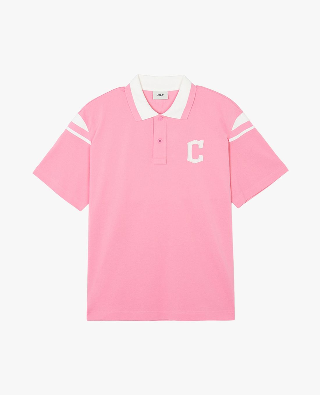 MLB - Unisex Varsity Shoulder Color Overfit Kara Short-Sleeve Polo Shirt