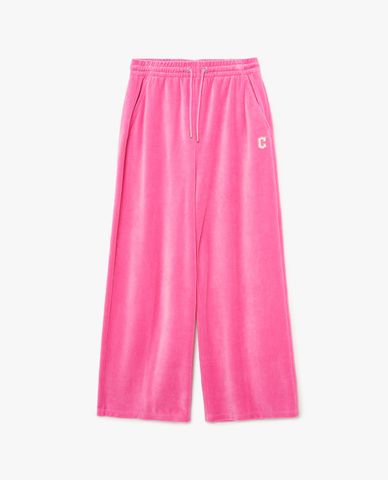  MLB - Women's Ny Yankees Velvet Wide Leg Pants 