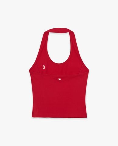  MLB - Women Halter Logo Embroidered Croptop 