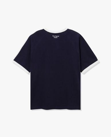  FILA - Unisex Ringer Track Short Sleeve T Shirt 