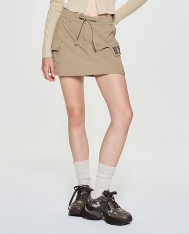  MLB - Basic Coopers A Line Mini Skirt 