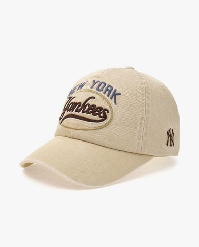  MLB - Unisex Varsity Vintage Culsive Stitch Unstructured Baseball Cap 