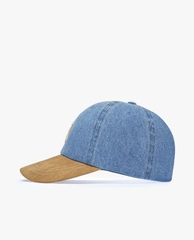  MLB - Unisex Denim Suede Touch Baseball Cap 