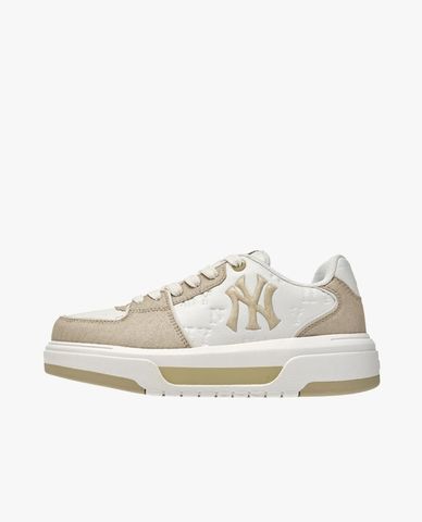 MLB - Unisex Chunky Liner Embo Monogram Low Top Sneakers 