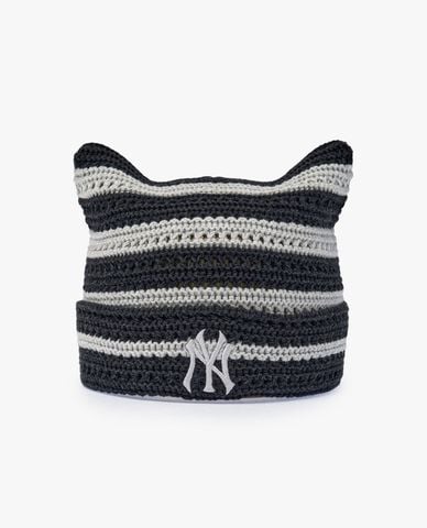  MLB - Unisex Summer Striped Cat Ear Beanie 