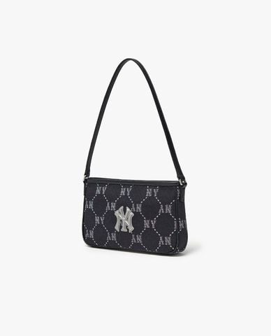  MLB - Women Diamond Monogram Jacquard Mini Shoulder Bag 