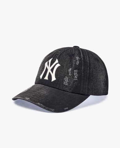  MLB - Unisex Vintage Damage Denim Baseball Cap 