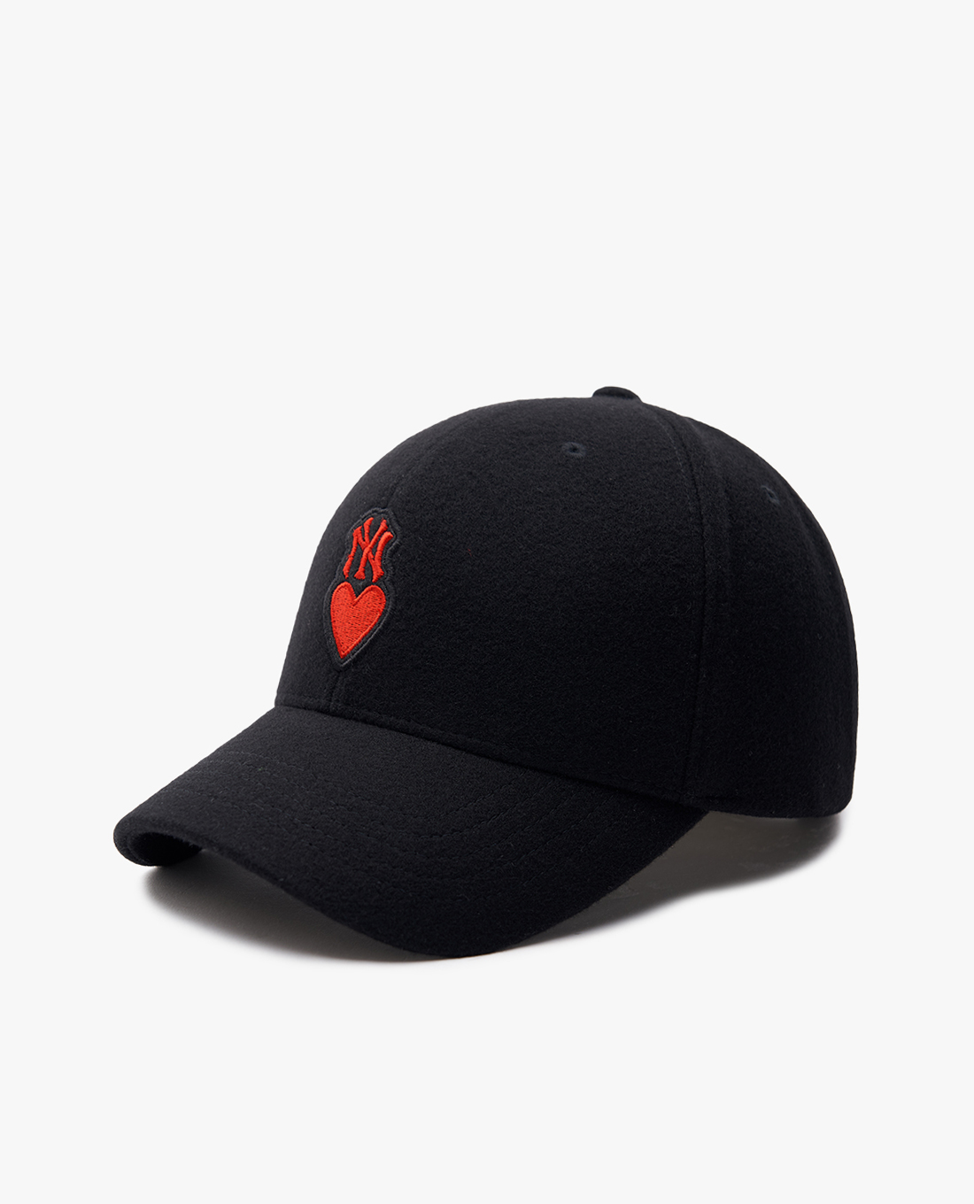 MLB - Unisex Heart Wool Structured Baseball Cap