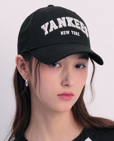  MLB - Unisex Varsity Bling Bling Lettering Baseball Cap Structure 