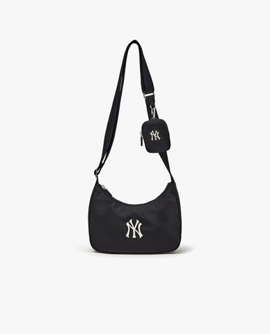  MLB - Unisex Half Moon Basic Sporty Crossbody Bag 