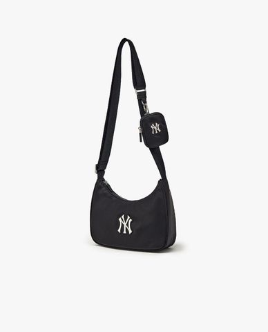  MLB - Unisex Half Moon Basic Sporty Crossbody Bag 