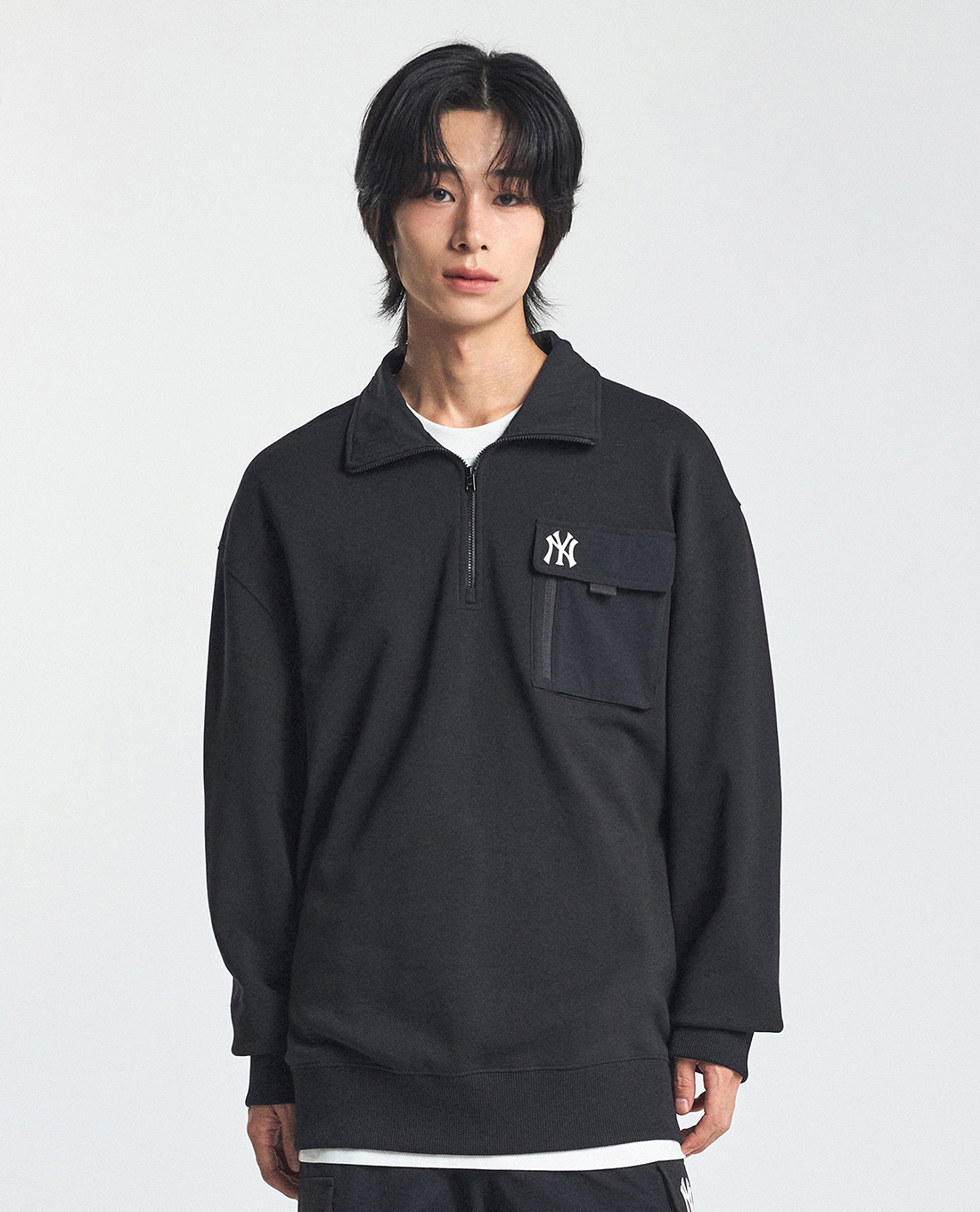 MLB - Basic Gorpcore Long Sleeve Crew Neck Sweatshirt For Men